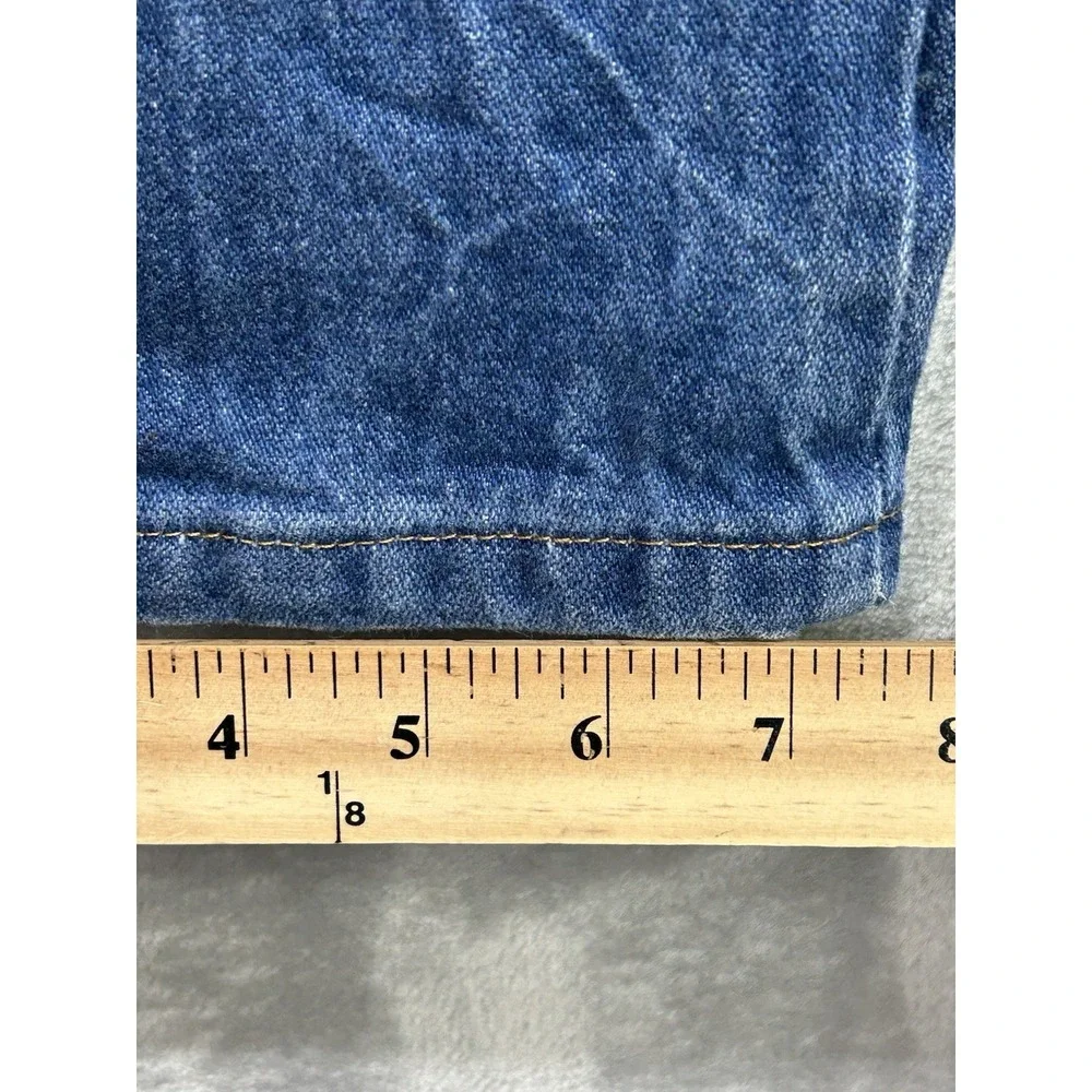 Wrangler 13MWZ Cowboy Cut Jeans Mens 27x34 Blue Denim Western Workwear Rodeo